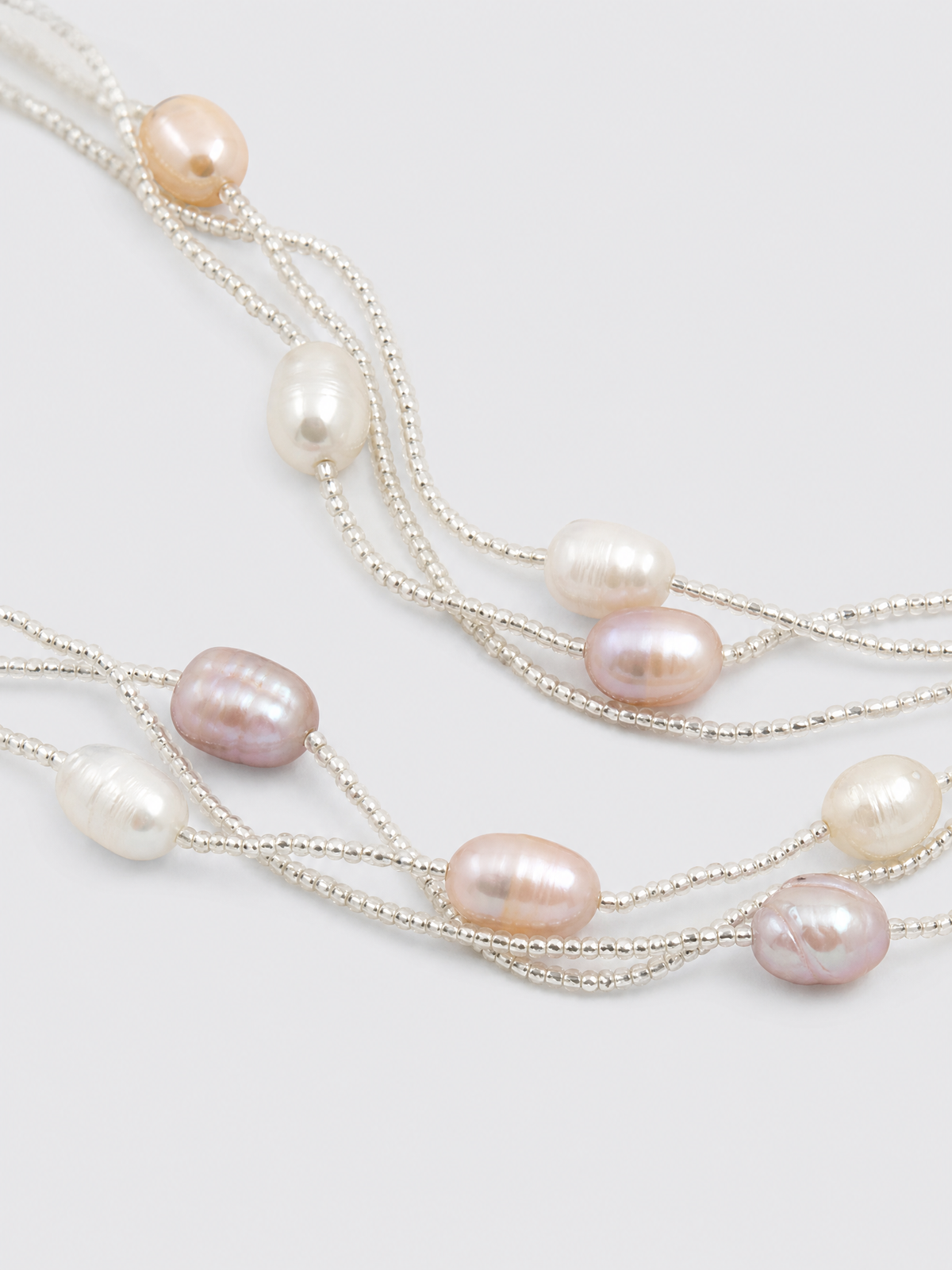Pearl Tides Multicolor Baroque Pearl Layered Necklace